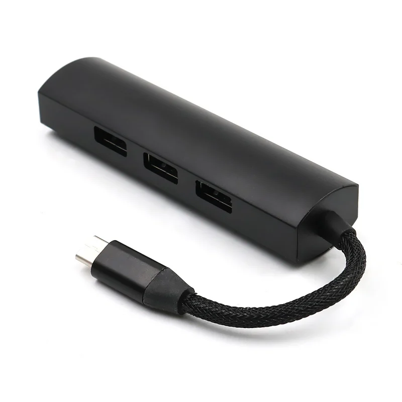 USB3.1 Тип с разъемами типа C и 4 Порты и разъёмы 3,0 хаб разветвитель для Apple Macbook ноутбука Компьютерные принадлежности Прямая поставка