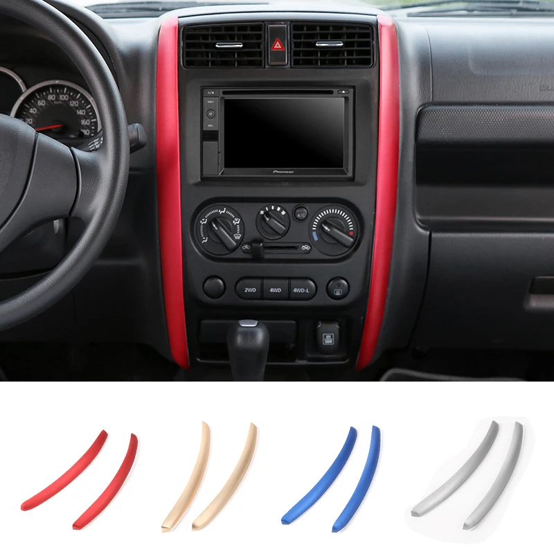 SHINEKA Sticker Car-Accessories Suzuki Jimny Dashboard-Decoration-Cover Gps-Panel Strip SHINEKA Sticker Car-Accessories Suzuki Jimny Dashboard-Decoration-Cover Gps-Panel Strip
