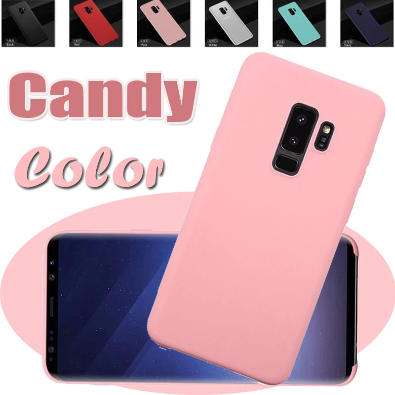 

10pcs Soft TPU Candy Color Matte Cover For Samsung S10 E S9 S8 Plus Note 10 9 8 Pro M30 M20 M10 Silicone Ultra Slim Thin Case