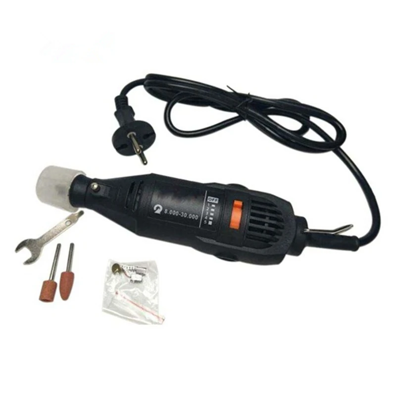 

220V Electric Grinder Variable Speed Mini Drill EU Plug Powerful 180W Motor Cutting Grinding Bore Polishing DIY Repairing Tool