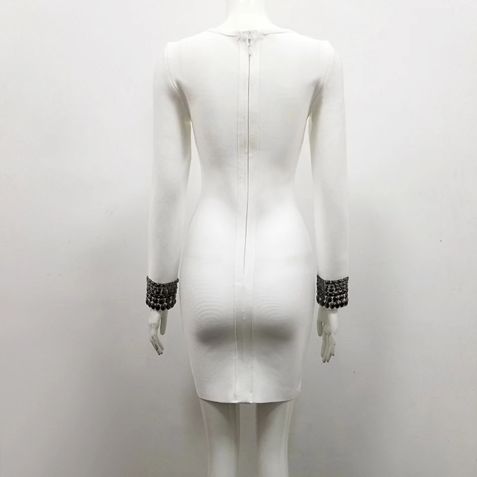 Crystal-Embellished-Round-Neck-Mini-Bodycon-Dress-Charming-Diamond-Long-Sleeve-Solid-Bandage-Dresses-for-Womens (4)