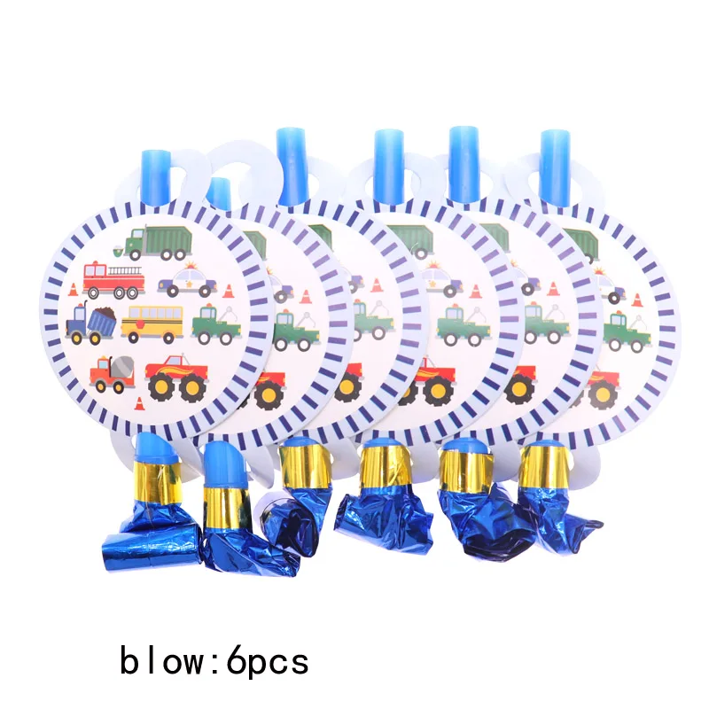 Мультфильм автомобили Грузовики детский душ с днем рождения принадлежности декоративные тарелки одноразовая посуда Свадебные украшения