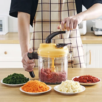 

Manual Roller Vegetable Slicer Cutter Potato Chopper Carrot Grater Detachable 4 Stainless Steel Blade Meat Grinder Top Quality