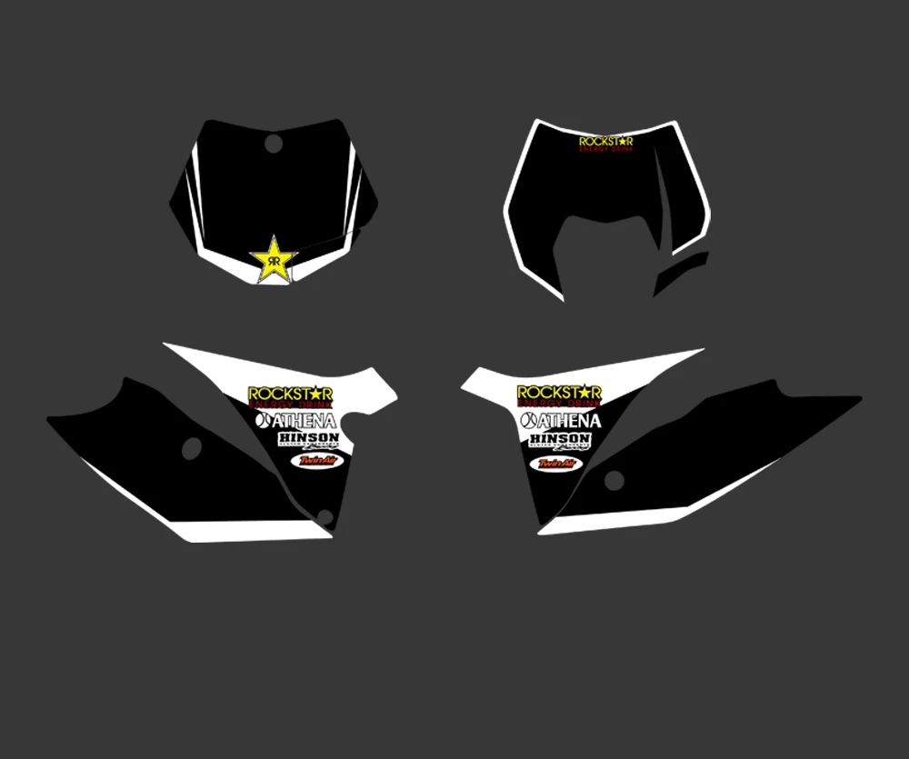Star New Team Graphics наклейки фон для KTM EXC SX XC XCW SXF XCFW F W 125 150 200 250 350 450 500|team graphics|ktm team graphicsktm