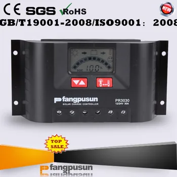 

30A PR3030 with LCD Display PWM Solar charge controller for 12V 24V PV system