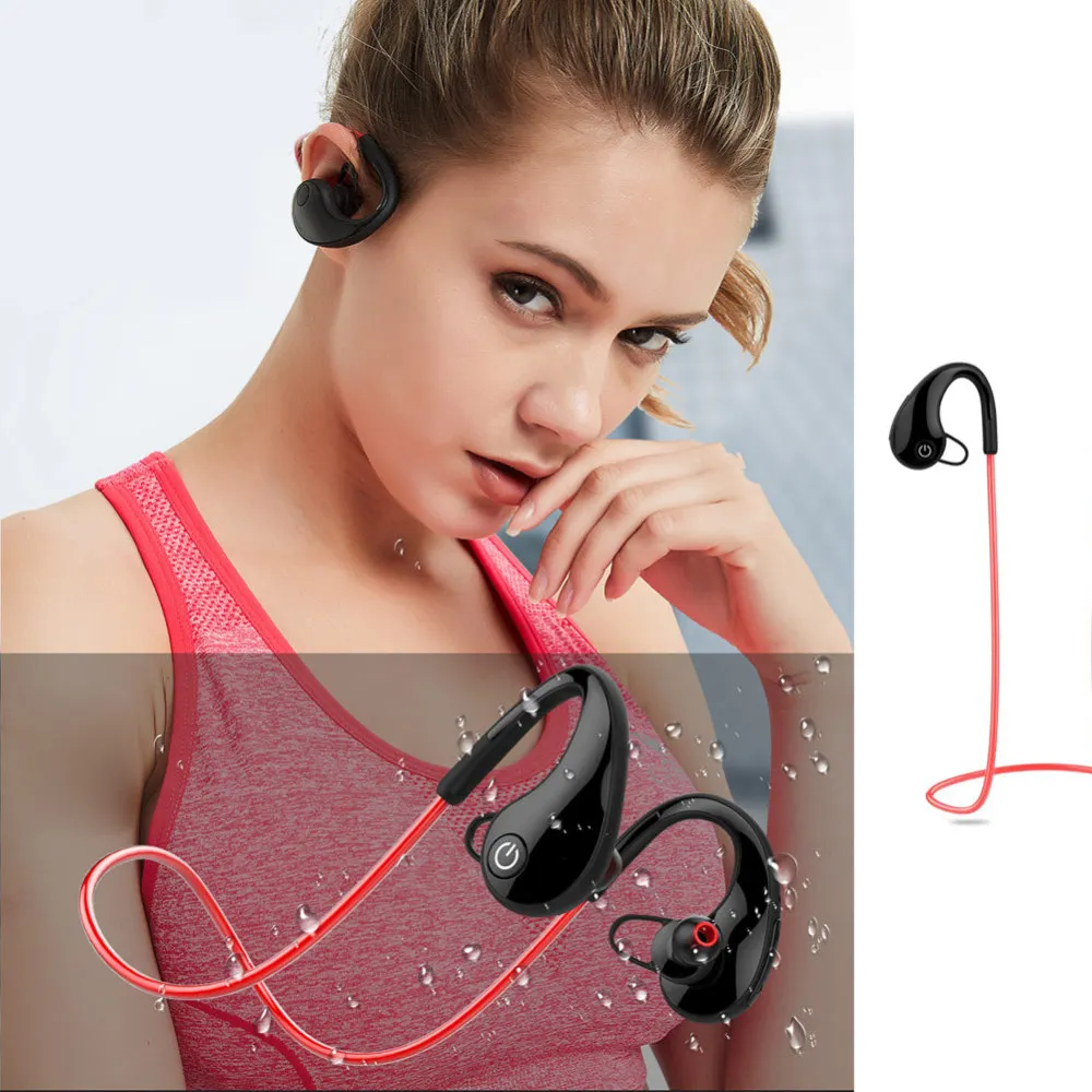Sport Running Bluetooth Headset Earphone Waterproof Bluetooth Wireless Earphones Bluetooth 4 1 Sweat proof Stereo Headphone