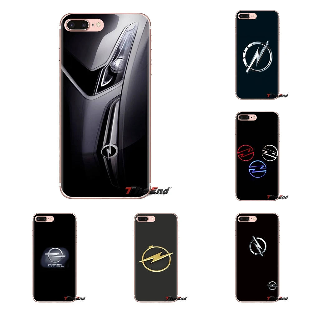 Transparent TPU Case For Sony Xperia Z Z1 Z2 Z3 Z5 compact M2 M4 M5 C4 E3 T3 XA Huawei Mate 7 8 Y3II Opel Astra Logo Art Pattern |