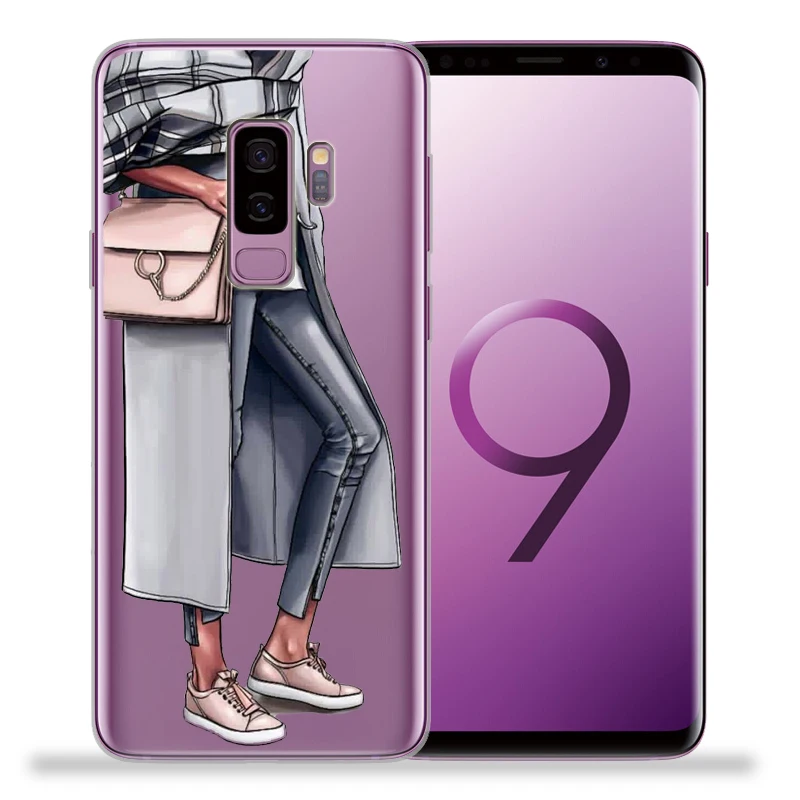 Модный женский чехол для samsung Galaxy S9 для samsung S8 S10 Plus S7 S6 Edge S10 Lite Note 8 9 Мягкий защитный чехол Etui