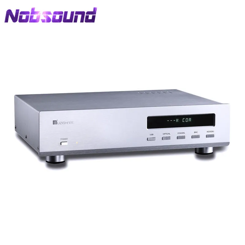 Nodsound Muzishare R10 ES9018 32 бит DAC 6Z4 + 12AU7 вакуумный трубный аудио декодер USB/OPT/COAX|Усилители