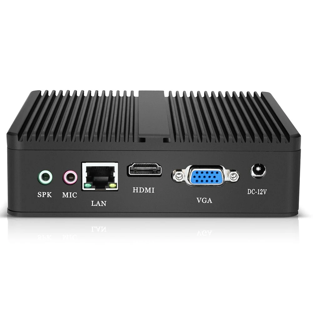 XCY Мини ПК Intel Pentium N3510 4 ядра Windows 10 Linux HTPC тонкий клиент HDMI VGA WiFi 5* USB безвентиляторный компактный настольный ПК NUC