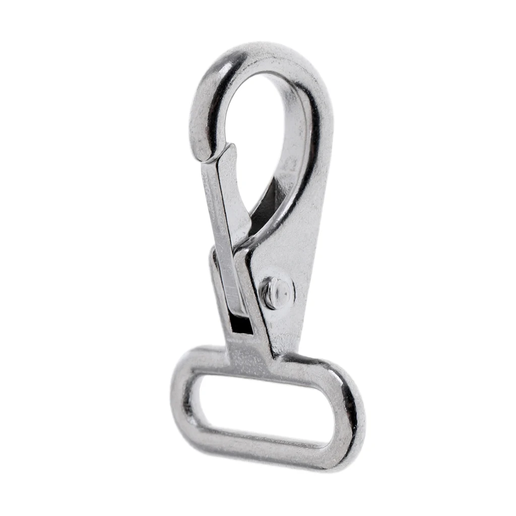 

Durable 316 Stainless Steel Fixed Eye Snap Clip Hook Multi-Use for Marine Boat Anchor Rope Chain Leash
