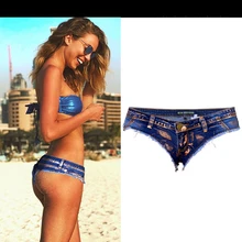 YiQuanYiMei, модные эластичные мини шорты, сексуальные и Клубные шорты, микро мини-джинсы, дерзкое бикини, популярные Короткие штаны