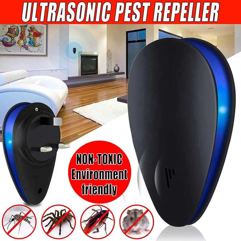 

Ultrasonic Socket Pest Repeller EU US UK Plug Repellent Rat Mouses Spider Electric Mosquitoes Insect Wall Charger Practical Tool