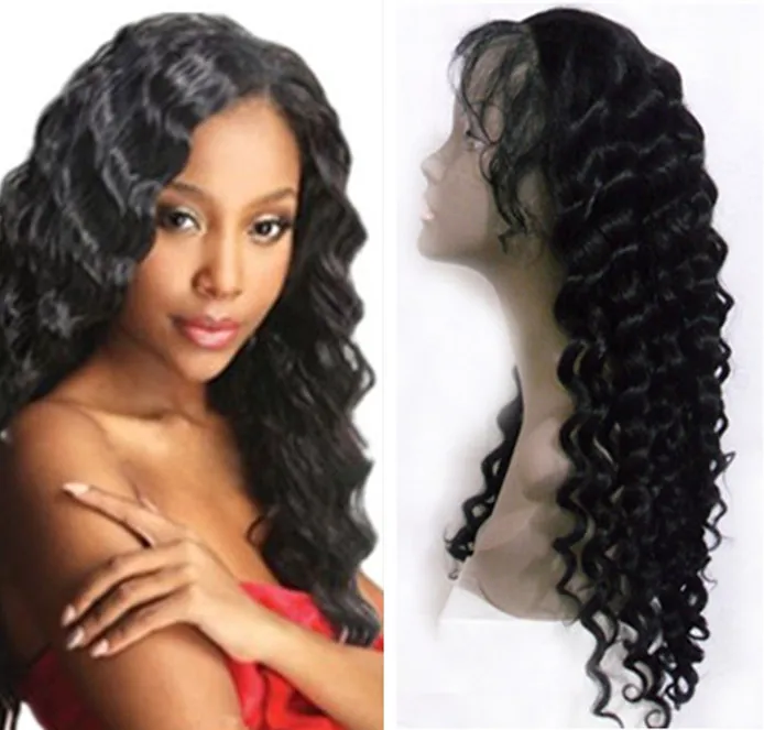 

7A Lace Front Human Hair Wigs With baby hair for black women, 8-30" Malaysian Virgin Hair Curly Lace Wig Glueless Full Lace Wig