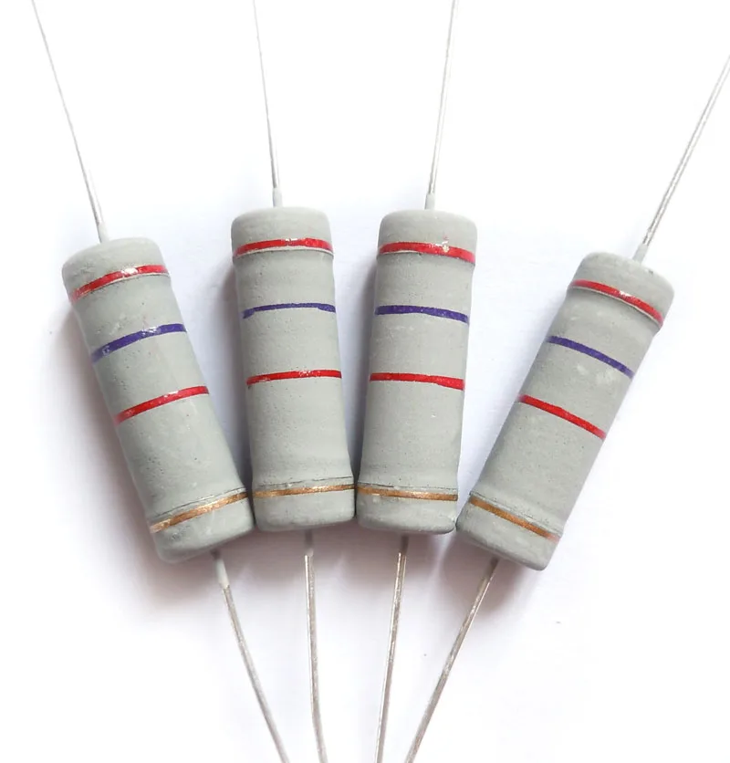 5w 2 7 k ohm 2k7 2700 100% оригинальный новый фиксированный резистор Металл оксидная пленка
