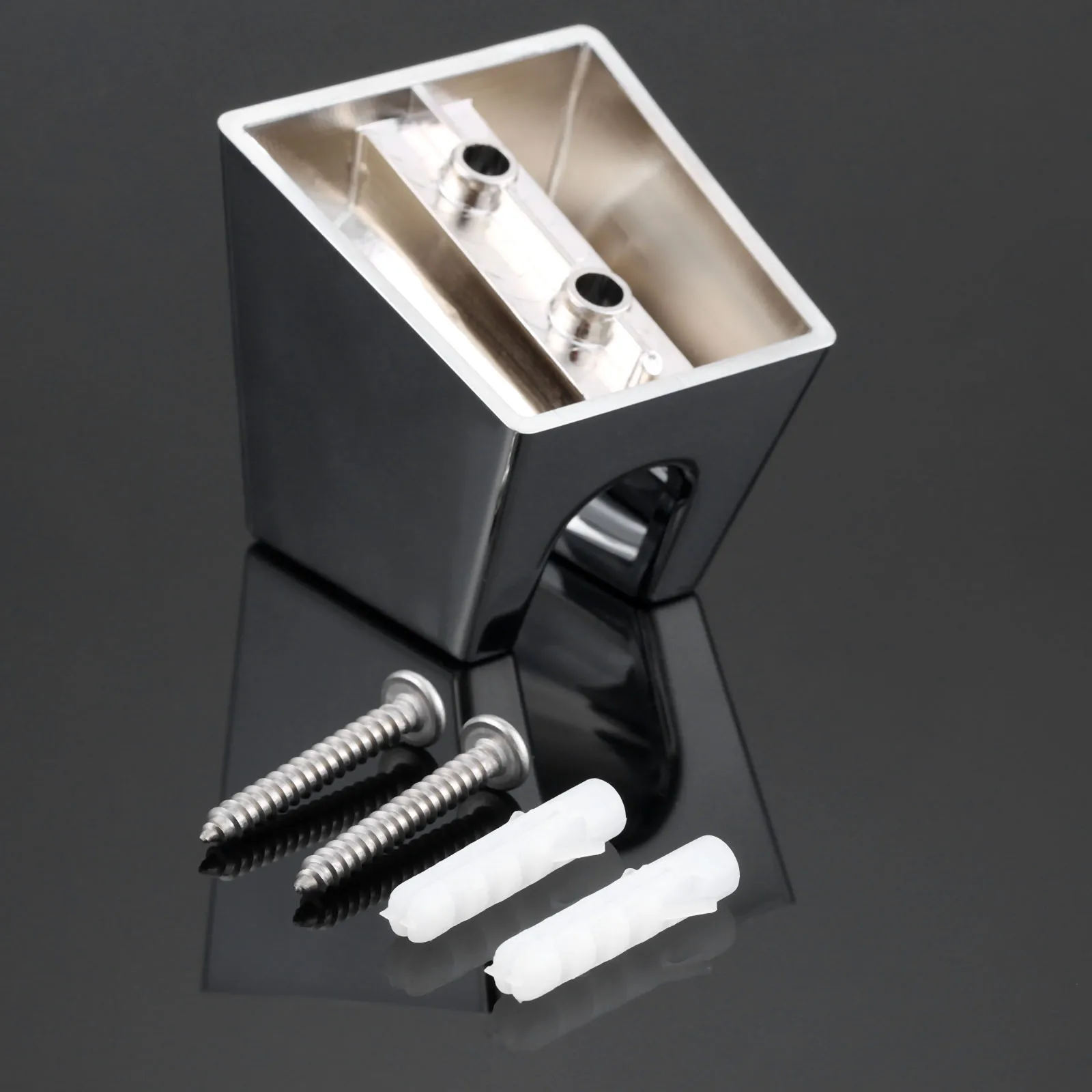 ABS Bathroom Bidet Shower Head Sprayer Shattaf Wall Mounting Bracket Showerhead Holder Brushed Nickel