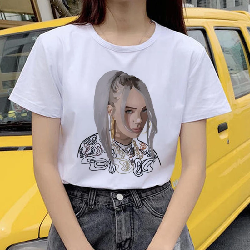 Футболка женская с рисунком из мультфильма Я Bad Guy Ullzang 90s|Футболки| |