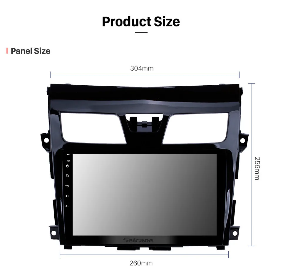 Sale Seicane GPS Car Radio Multimedia Player For 2013 2014-2017 Nissan TEANA Android 8.1 2Din 9" Wifi Bluetooth Quad Core Head Unit 18