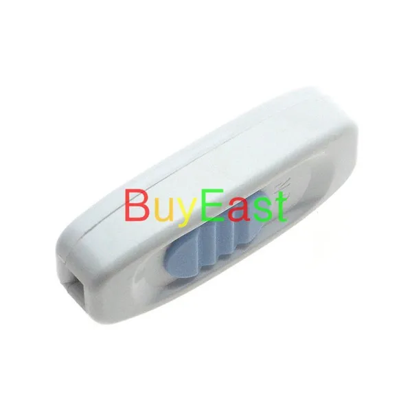 

20 PCS Inline On/Off Desk Light Lamp Cord Switch 110~250V 3A White Color