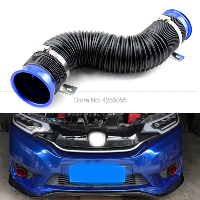 

Car modification supplies telescopic tube ventilation tube intake air pipe 76MM expandable cold air intake kit