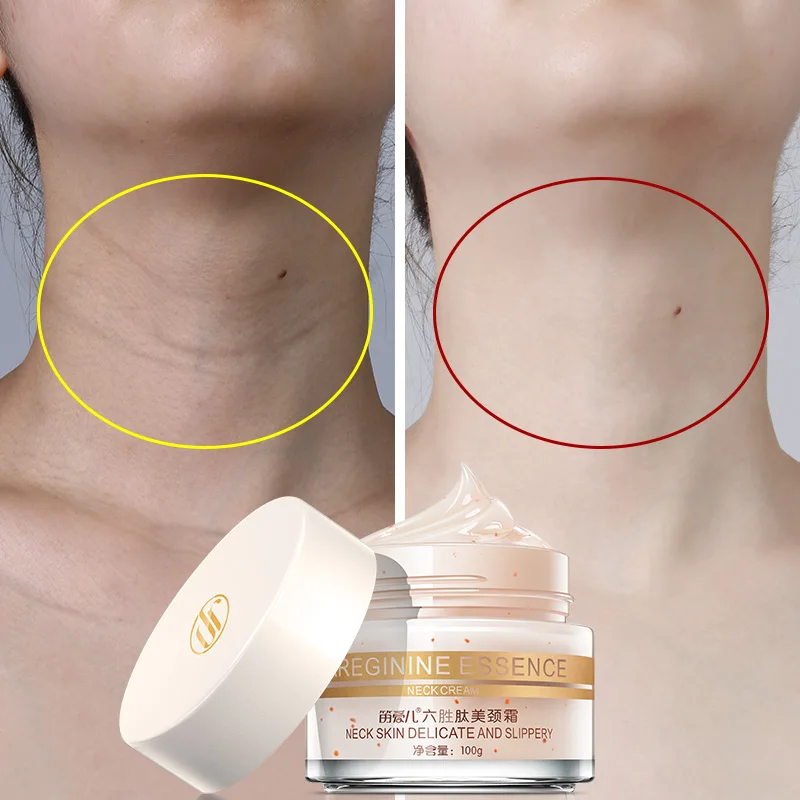 

100g Six Peptides Neck Cream Anti Wrinkle Remove Neck Mask Whitening Firming for Neck Masks Skin Care Delicate and Slippery