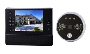 

3.5 inch Screen Doorbell Peephole Digital Viewer Doorchime Camera DVR Infrared LCD Night Vision 3-Time-Zoom Door Bell