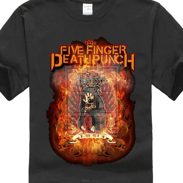 2017 Cool Men Funny 5 Five Finger Punch Burn In Sin Graphic T Shirt Merch Ffdp 5fdp Printed T Shirt Harajuku Tee Shirts 2017 Cool Men Funny 5 Five Finger Punch Burn In Sin Graphic T Shirt Merch Ffdp 5fdp Printed T Shirt Harajuku Tee Shirts