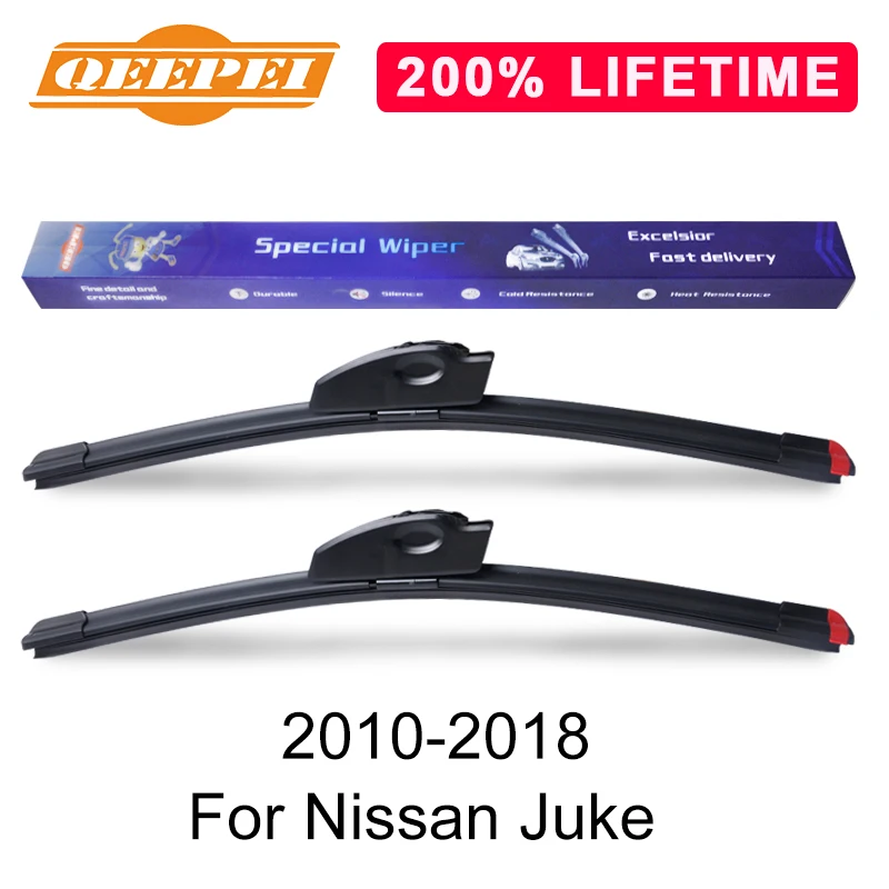 Qeepei Replace Wiper Blade For Nissan Juke 20102018 Silicone Rubber