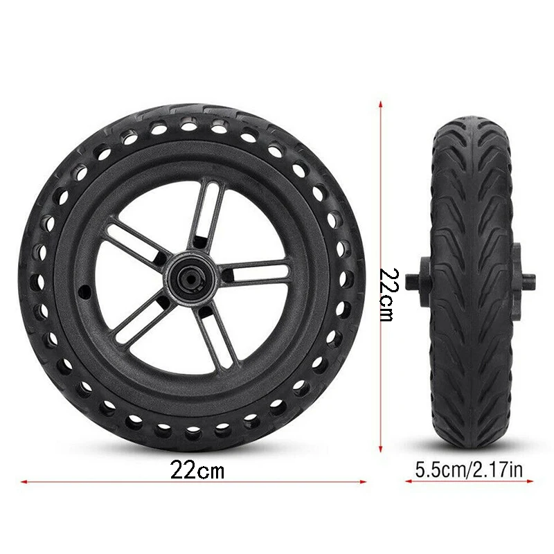 ELOS-8.5 дюймов демпфирующие твердые шины полые непневматические ступицы колеса и взрывозащищенные шины набор для Xiaomi Mijia M365 Electric S