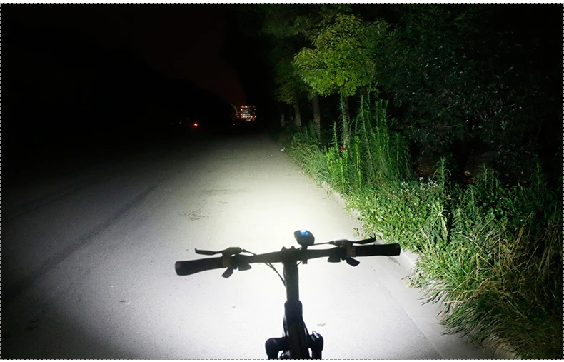 Top Deemount Cycling Front Lighting Bicycle Headlight Front Lamp T6 Cree U2 COB LED Torch Lantern Internal Battery Type USB Charge 15