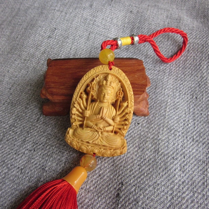 

Woodcarving statues Buddha Amitabha peace wooden dragon home decor Wood carving Car decoration ornaments(A619)