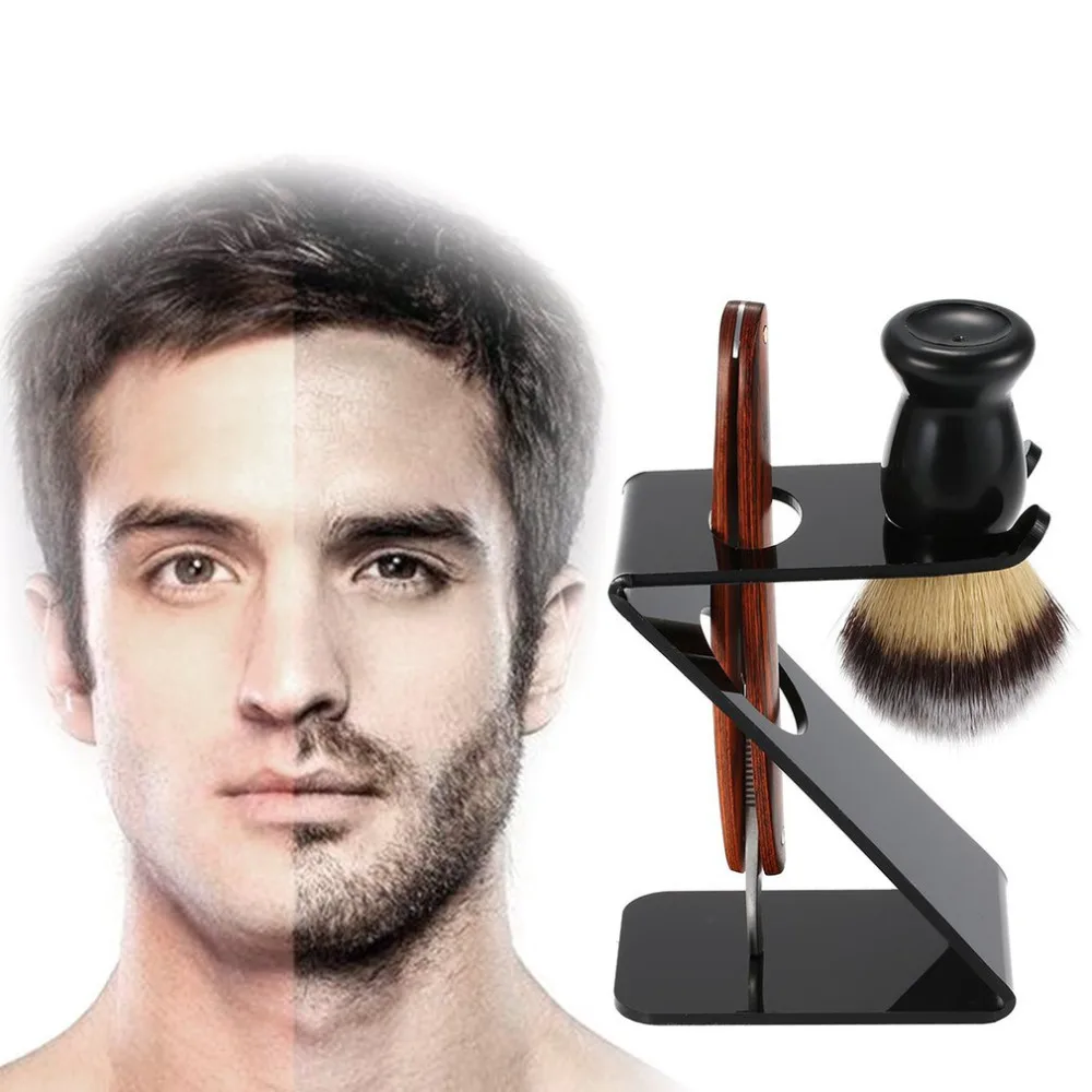 

New arrival Men Hair Trimmer Shavers Shaving Razor Manual Shaving Brush Set Old-fashioned Beard Razor Suit Washable Brush Holder
