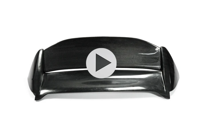 Авто-Стайлинг для Civic EP3 02-05 хэтчбек частично углеродное волокно Mugen Стиль спойлер(усдм) волокна с армированный Стекловолоконный ствол крыло