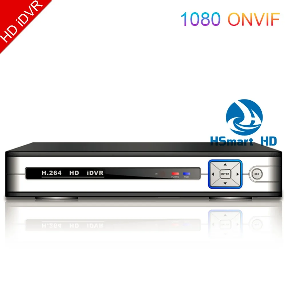 16 CH XVR 5 in 1 DVR 8CH HD TVI/AHD/CVI-1080N Analog video Encoding 2HDD SATA ports DVR For TVI AHD 1080P IP ONVIF Cameras
