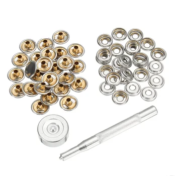 

Jacket Snap Screw Kit Cover Button For Craft Jeans Tarpaulin Sportswear