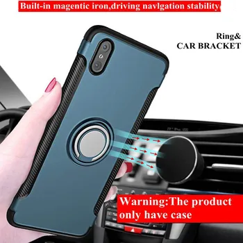 

Luxury Car Bracket 3D Ring Magnetic TPU Full Cover Case for iphone XS MAX XS XR X 7 8 6 6S Plus stand soft rubber silicone case