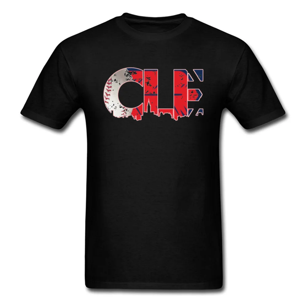 Cleveland Ohio CLE Indians18435 Normal Thanksgiving Day Pure Cotton O-Neck Man Tops Shirts Tops T Shirt Funny T-shirts Cleveland Ohio CLE Indians18435 black