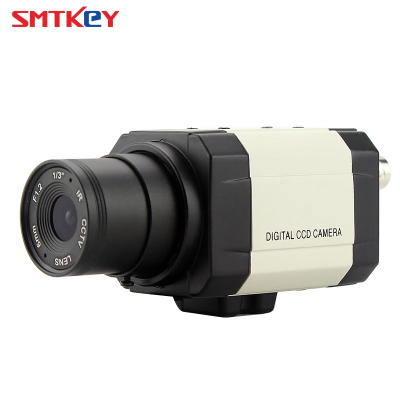 Маленькая мини камера 960H 700TVL SONY CCD Box, домашняя цветная камера видеонаблюдения SMTKEY