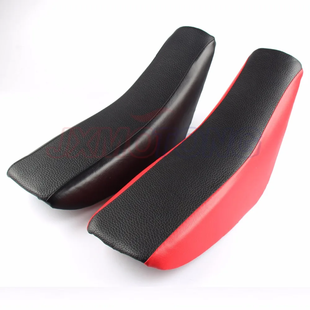 black and red bike seat