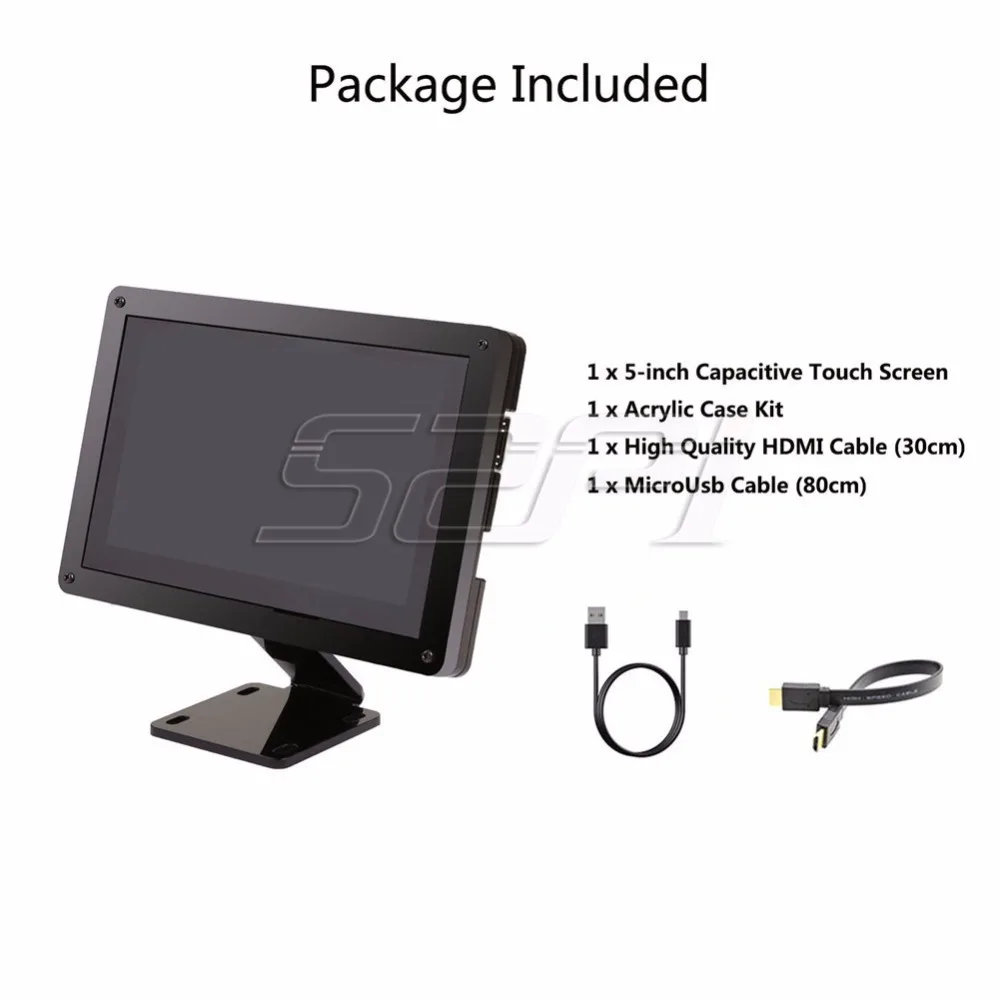 52 дюймовый емкостный сенсорный монитор с кронштейном для Raspberry Pi/пк Windows Plug and