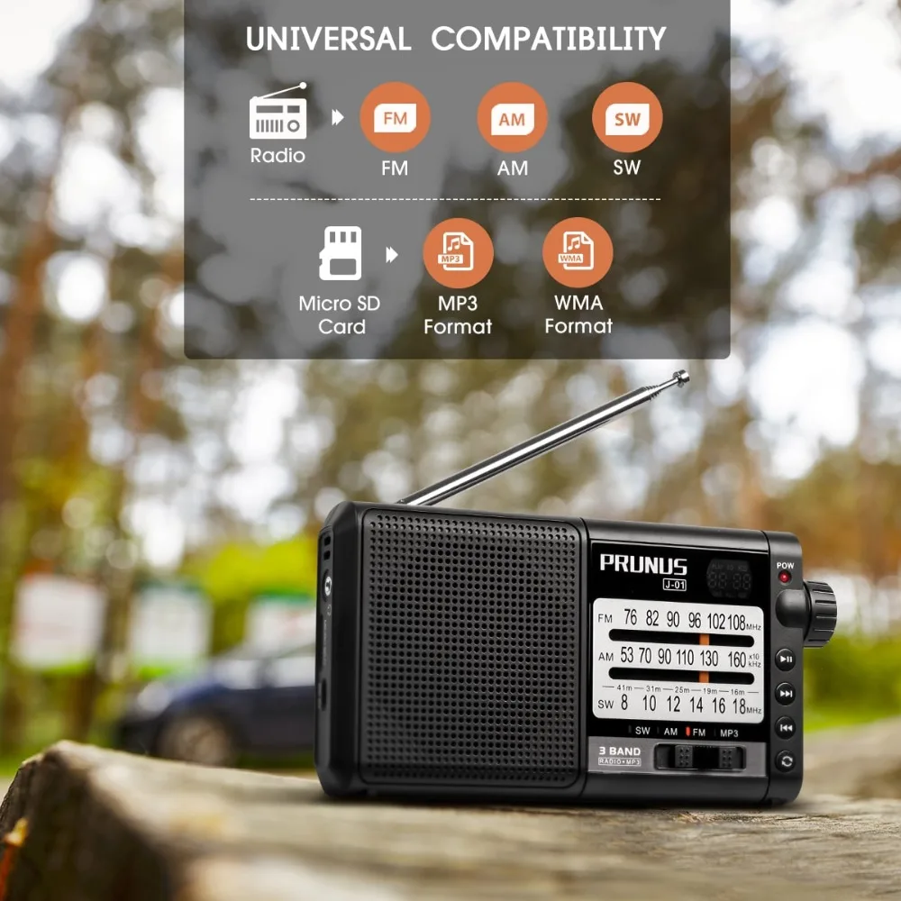 USB радиоприемник PRUNUS 2200 мАч|Радиоприёмники| |