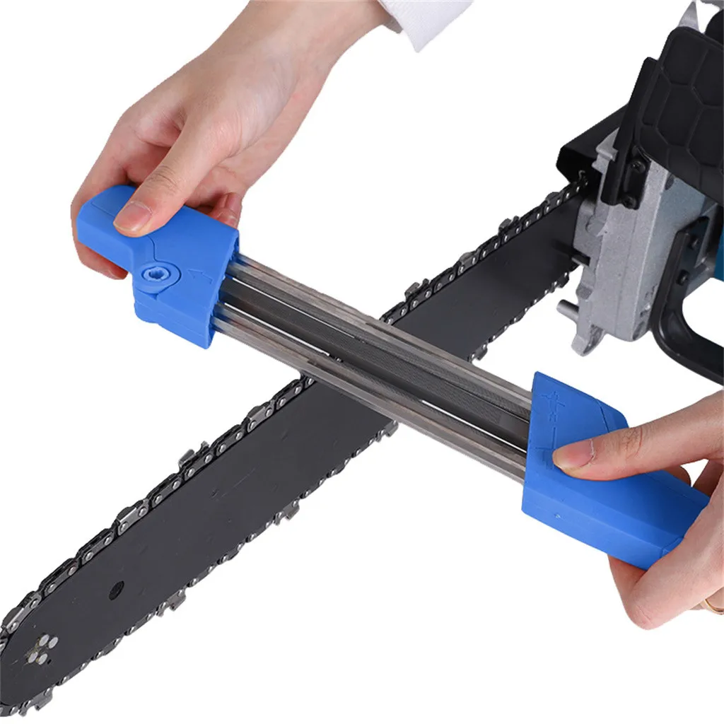 2 IN 1 Easy File Chainsaw chain sharpener Replace Chainsaw chain cutter manual grinding chain tool 9.646