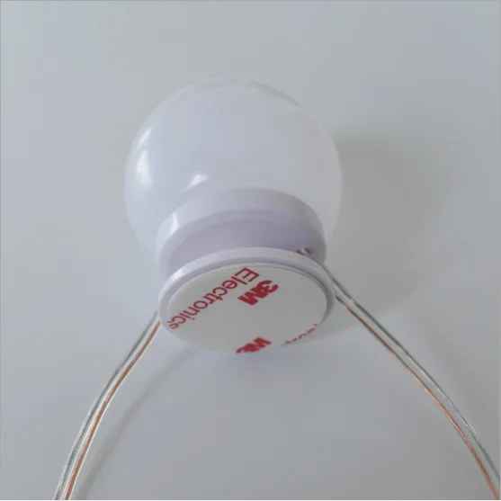 Dual color temperature Hollywood mirror bulb dimmer headlight led cosmetic mirror bulb string USB beauty bulb
