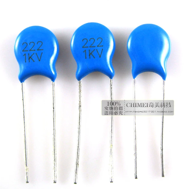 Ceramic capacitor 1KV 222Z capacitor commonly used in high stability ...
