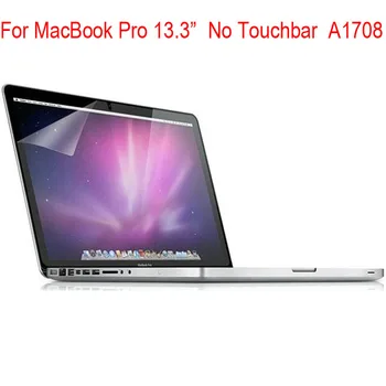 

10pcs Clear Screen protector for macbook 13.3" Pro Without Touch Bar A1708 screen cover Film Guard for macbook 13.3 No Touchbar