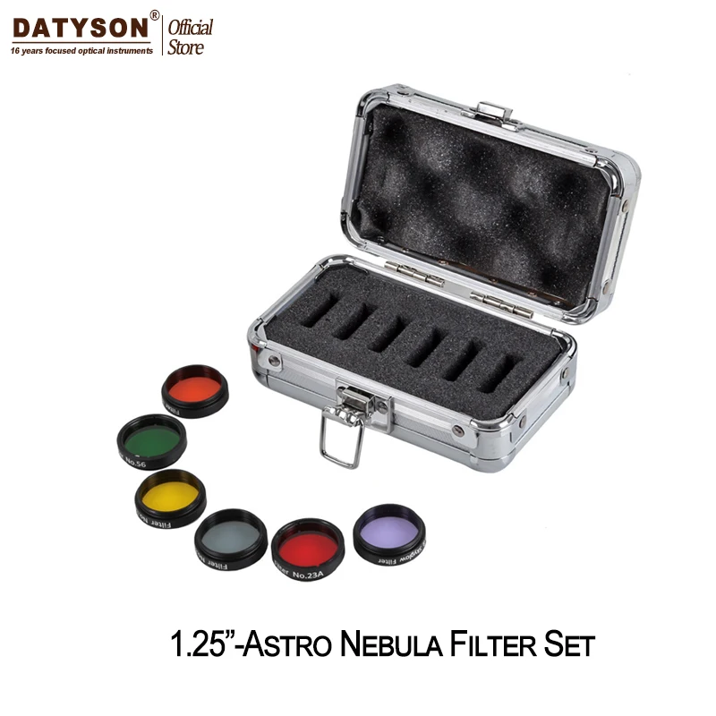 Peças para Telescópios Astro Filtros Conjunto 6 Astronômicos Lente Ocular Planetas Nebulosa Filtro Skyglow 1.25 Cor 9 High Quality Ferramenta