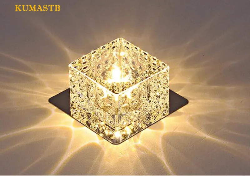 Square Crystal Ceiling Lamp 15