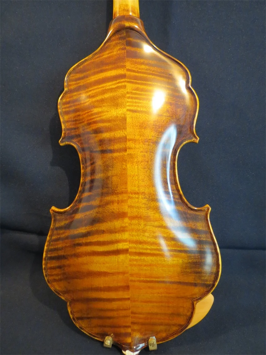 Unique design baroque style no rib violin 4/4 big bright sound #12056
