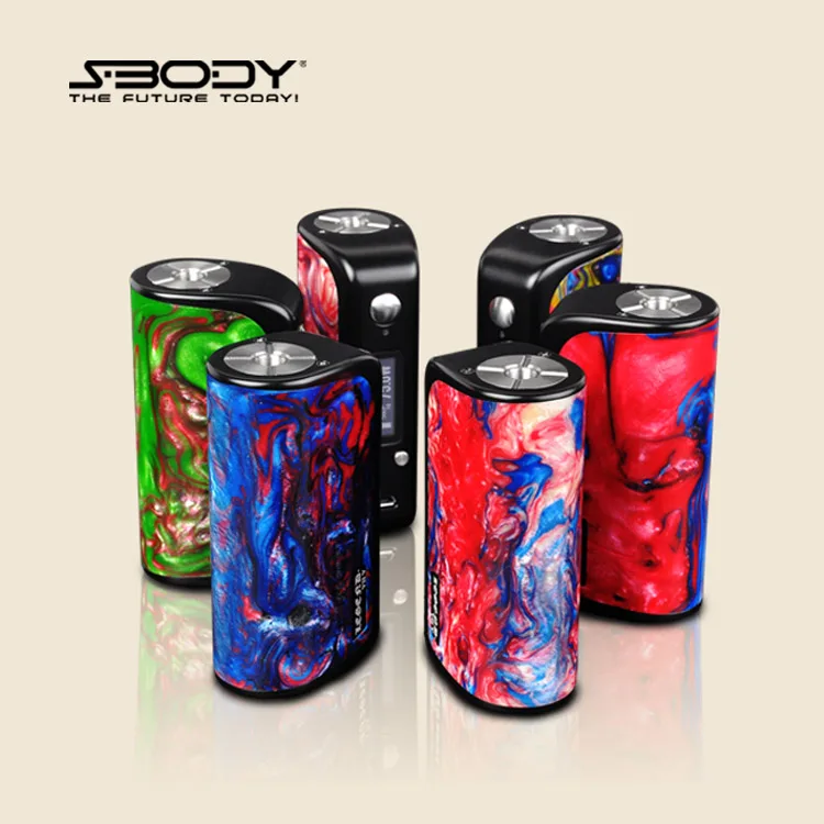 

Legend DNA75 Mod Resin Vape Box Mod Evolv DNA 75W Chipset mod box With Resin Drip Tip vape mods