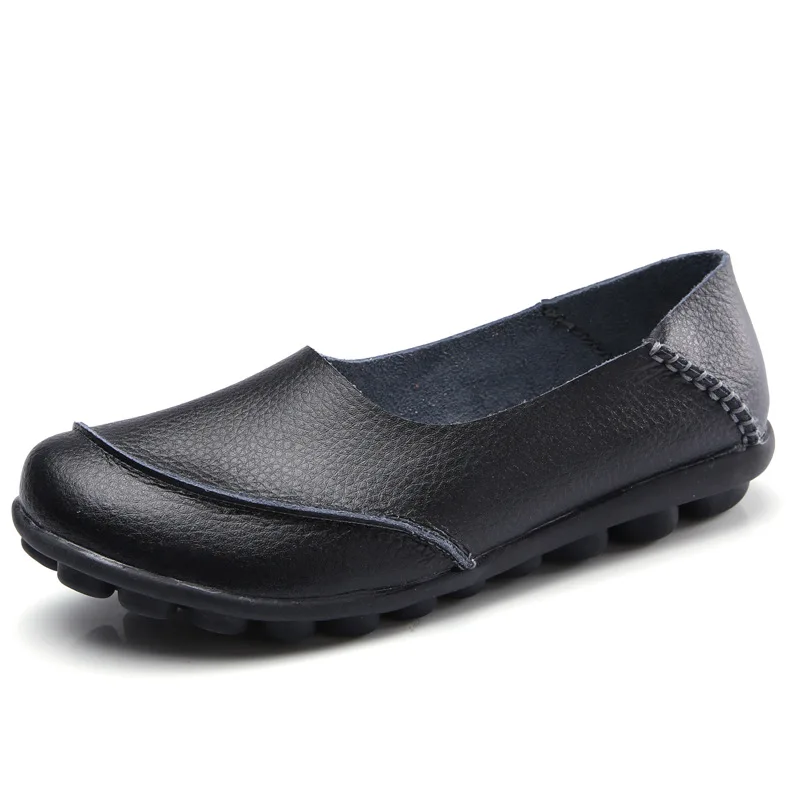 

HOKSZVY Leather Shoes Women's Slip-proof Mother's Shoes Sole Leisure Pregnant Women's Shoes 35-44 Women Sneakers CQY-E9919